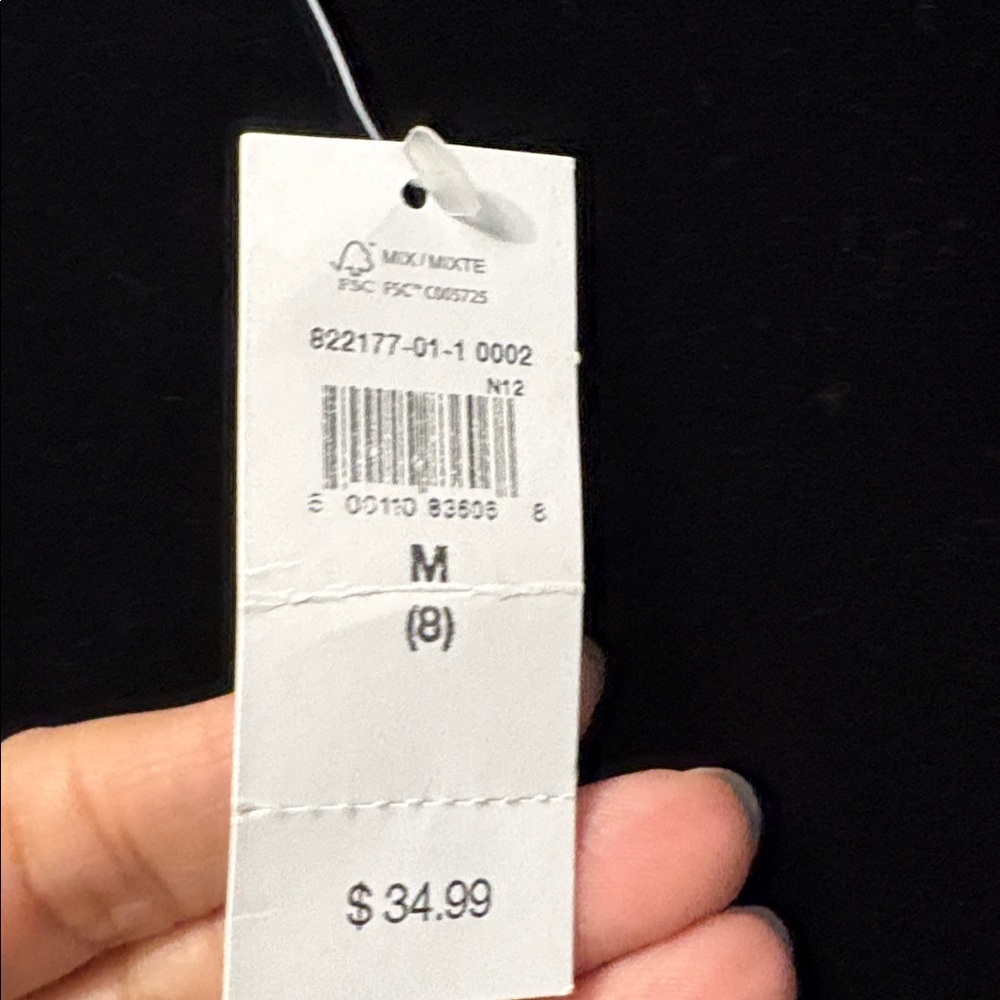GAP Black Velvet Puff Sleeve Blouse - Picture 4 of 4